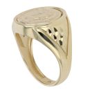 9ct Yellow Gold Coin Fancy Ring