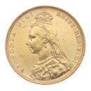 1892 Victoria Jubilee Head Australia Full Sovereign Coin