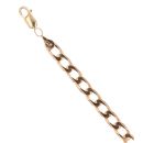 9ct Yellow Gold Curb Bracelet 8"
