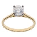 18ct Yellow Gold 1.20ct Brilliant Cut Diamond Solitaire Ring