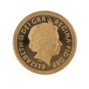 2001 Elizabeth II Fourth Portrait UK Half Sovereign Coin Proof Boxed