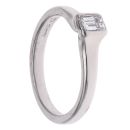 Platinum 0.35ct Brilliant Cut Diamond Solitaire Ring