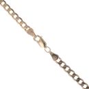 9ct Yellow Gold Crucifix Pendant and Curb Chain 18"