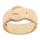 9ct Yellow Gold Buckle Ring
