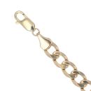 9ct Yellow Gold ID Curb Bracelet 7.5"