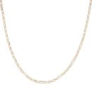 9ct Yellow Gold Rectangle Fancy Chain 18"
