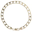 9ct Yellow Gold Curb Bracelet 8.5"