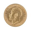 1912 George V Large Head UK Half Sovereign Coin