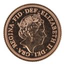 2022 Elizabeth II Fifth Portrait UK Half Sovereign Coin