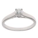 18ct White Gold 0.25ct Brilliant Cut Diamond Solitaire Ring