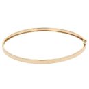 9ct Yellow Gold Patterned Hinged Bangle