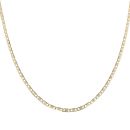 18ct Yellow Gold Patterned Anchor Chain 16"