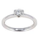 18ct White Gold 0.33ct Diamond Solitaire Ring