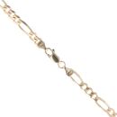 9ct Yellow Gold Figaro Chain 18"