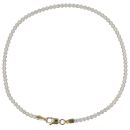 14ct Yellow Gold Cubic Zirconia Tennis Bracelet 7.5"