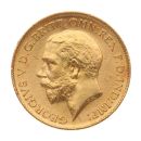 1914 George V Large Head UK Half Sovereign Coin