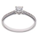 18ct White Gold 0.65ct Brilliant Cut Diamond Solitaire Ring