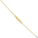 22ct Yellow Gold Box Chain 20"