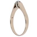 9ct Yellow Gold 0.10ct Brilliant Cut Diamond Solitaire Ring