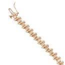 9ct Yellow Gold 1.85ct Brilliant Cut Diamond Bracelet 7"