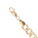 9ct Yellow Gold Curb Bracelet 8"