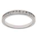18ct White Gold 0.15ct Brilliant Cut Diamond Eternity Ring