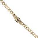 14ct Yellow Gold Monaco Classic Flex Lock Curb Chain 20"