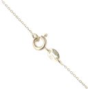 9ct Yellow Gold 0.05ct Diamond Heart Pendant and Chain 18"