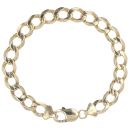 9ct Yellow Gold Curb Bracelet 8.5"