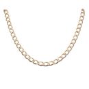 9ct Yellow Gold Oval Curb Chain 20"
