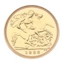 1982 Elizabeth II Decimal Portrait UK Half Sovereing Coin
