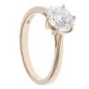 9ct Yellow Gold 1.50ct Lab Grown Diamond Solitaire Ring