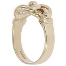 9ct Yellow Gold Plain Knot Ring