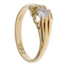 18ct Yellow Gold 0.50ct Diamond Signet Ring