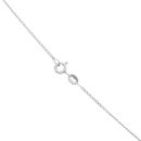 9ct White Gold 0.05ct Diamond and Citrine Cluster Pendant and Chain 18"