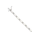 14ct White Gold 0.70ct Brilliant Cut Diamond Bracelet 7"
