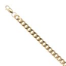9ct Yellow Gold Curb Bracelet 8"