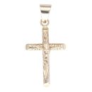 9ct Yellow Gold Crucifix Pendant
