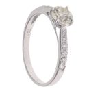 18ct White Gold 1.00ct Brilliant Cut Diamond Solitaire Ring