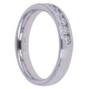 9ct White Gold 0.75ct Brilliant Cut Lab Grown Diamond Half Eternity Ring