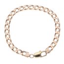9ct Yellow Gold Curb Bracelet 8"