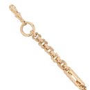 9ct Yellow Gold Fancy Bracelet 8"