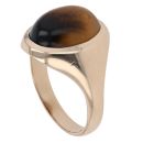 9ct Yellow Gold Tiger's Eye Signet Ring