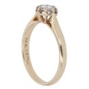 9ct Yellow Gold 0.25ct Brilliant Cut Diamond Solitaire Ring