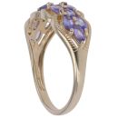 9ct Yellow Gold Amethyst Fancy Ring