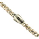 14ct Yellow Gold Monaco Rondo Plain Lock Chain 18"