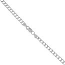Silver Curb Chain 22"