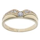 9ct Yellow Gold Cubic Zirconia Fancy Ring