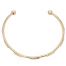 9ct Yellow Gold Patterned Torque Bangle
