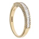 18ct Yellow Gold 0.50ct Baguette Cut Diamond Eternity Ring